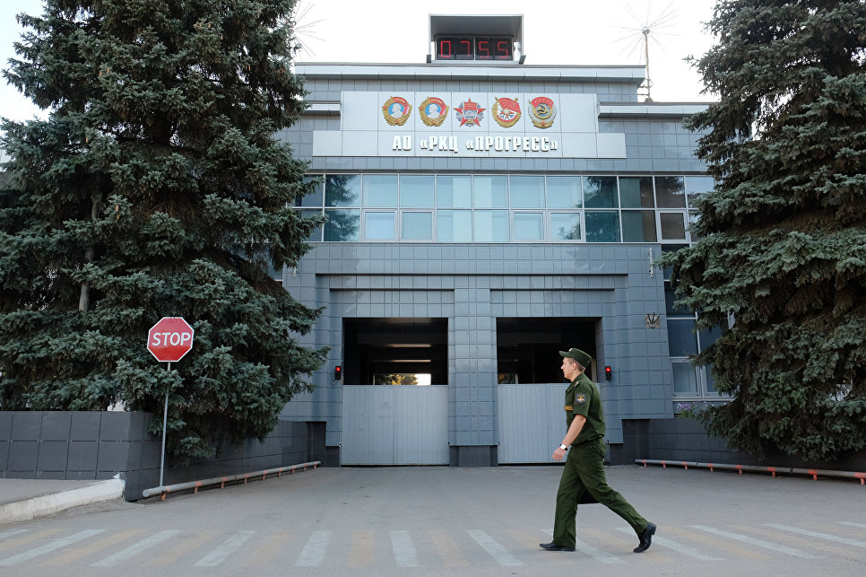 Проходная РКЦ "Прогресс" в Самаре. 2015 год