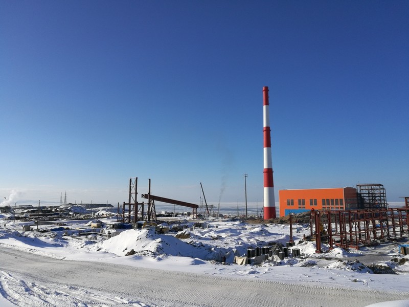 Общий вид на стройплощадку Сахалинской ГРЭС-2, Фото: energybase. ru